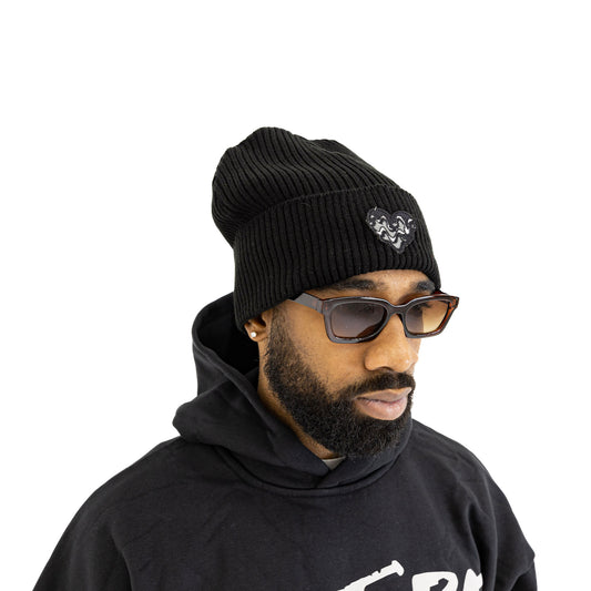 "Black Hearts" Beanie