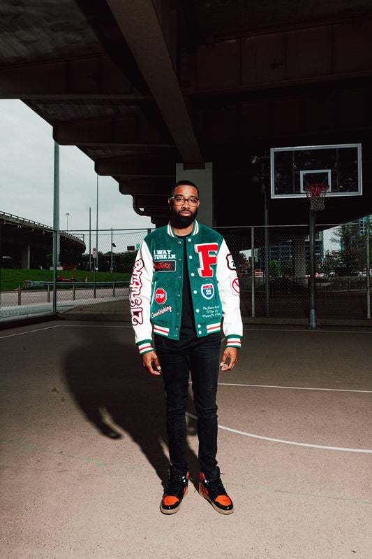 "All Roads" Varsity Jacket